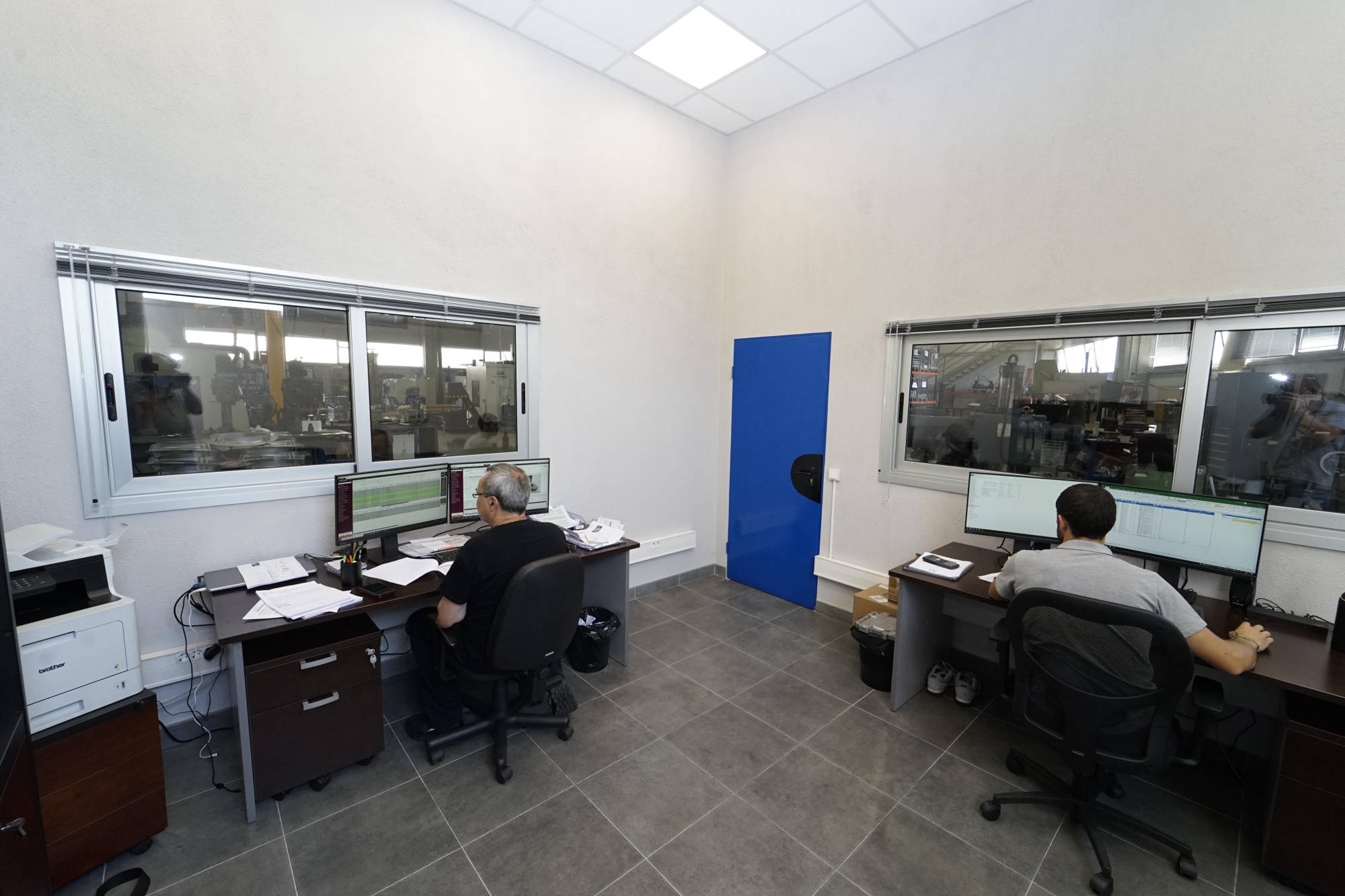 Oficina de control de producción fundición de aluminio tybsa