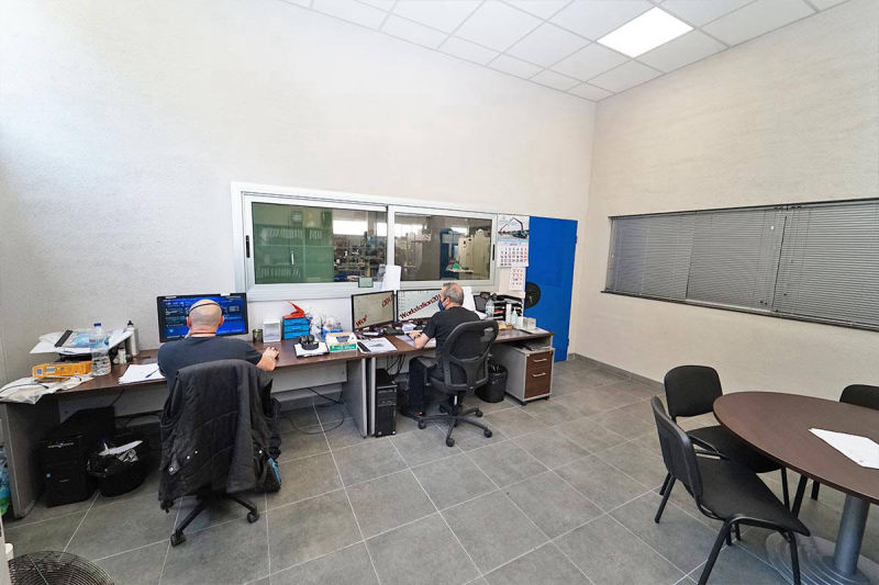 Oficina técnica del taller mecánico de la fundición