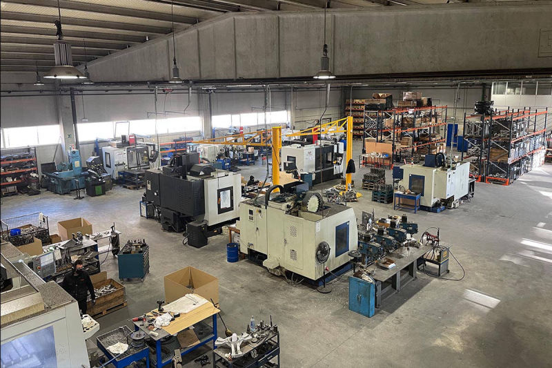 Vista general de mecanizados TYBSA