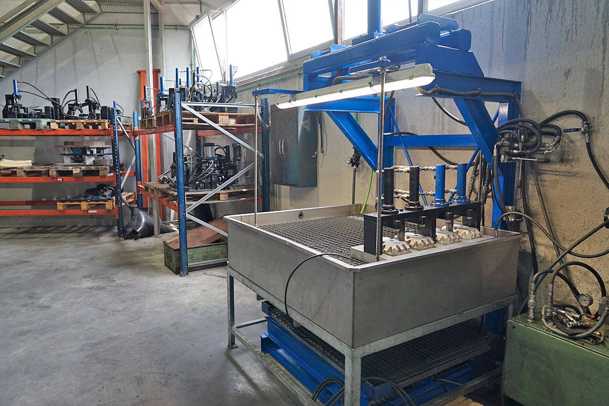 Control de estanqueidad de piezas de aluminio