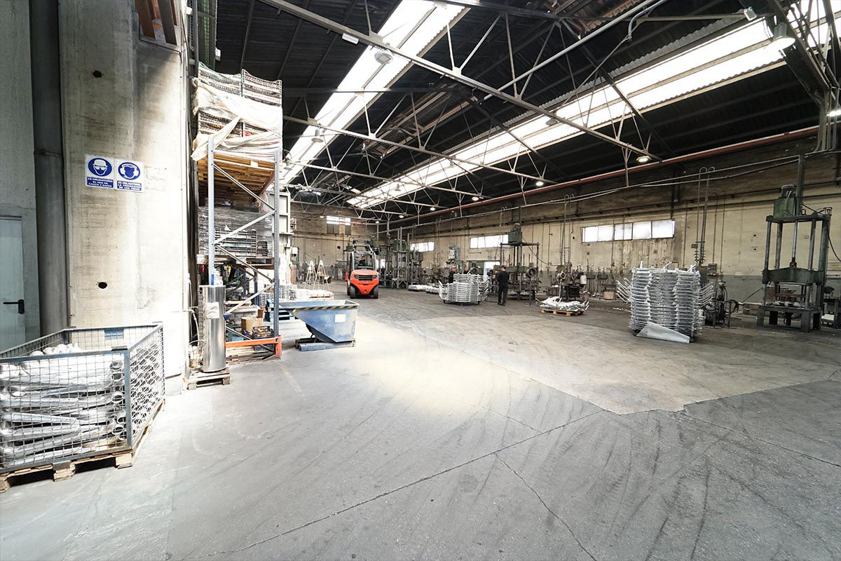 Nave fundición de piezas de aluminio TYBSA