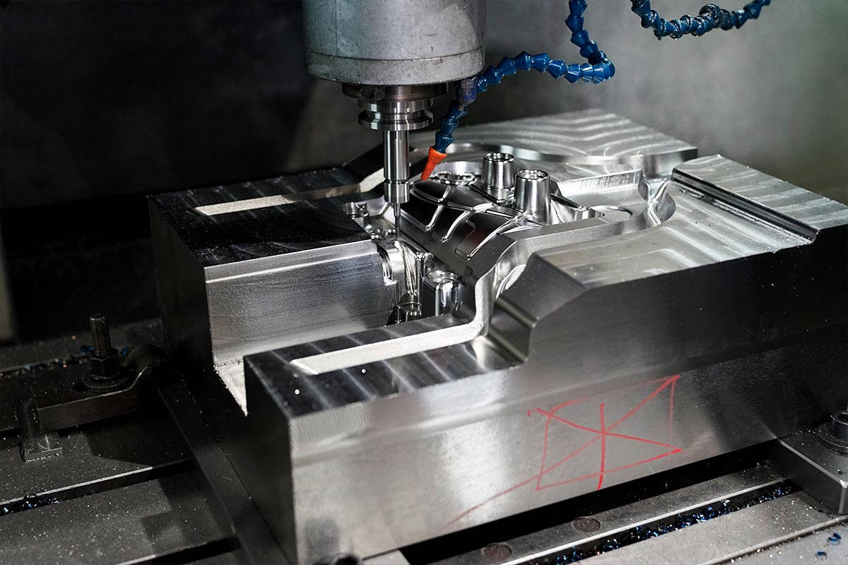 Mecanizado de moldes para fundición de aluminio por coquilla